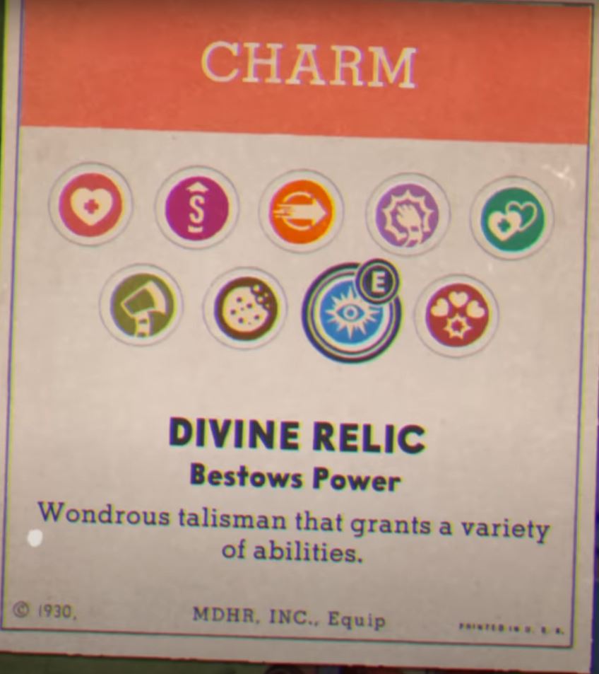 Cuphead Divine Relic Charm 