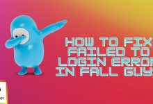 Fall Guys error failed to login