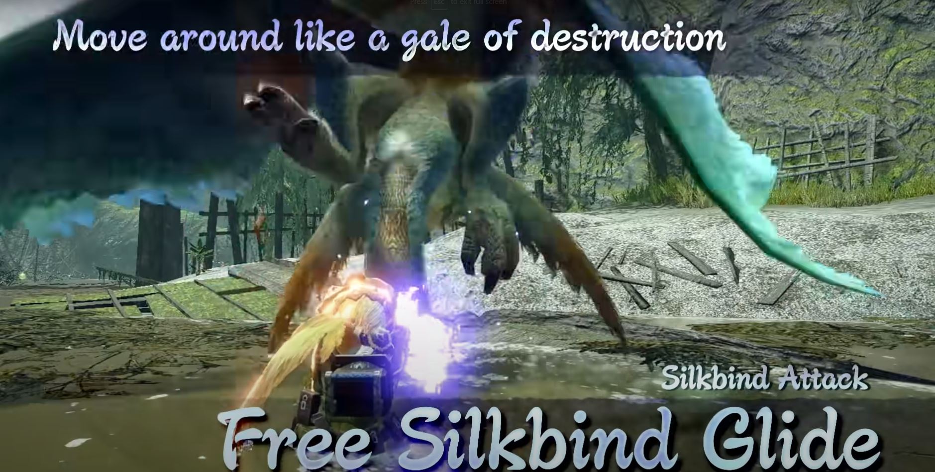 Silkbind Attack number 1 Monster Hunter