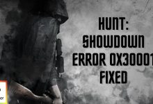 Hunt Showdown error 0x30001