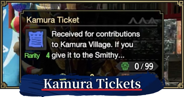 Monster Hunter Rise: Kamura Ticket