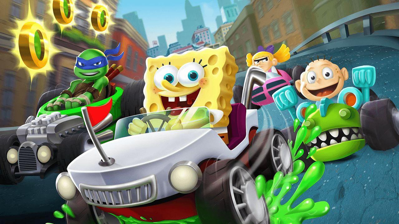 Nickelodeon Kart Racer 3 Cover Art