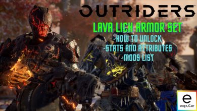 Lava Lich Armor Set in outriders