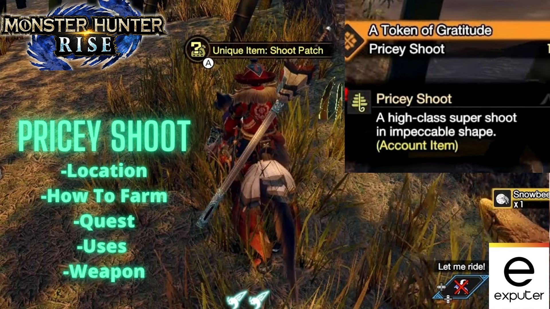 Pricey Shoot in Monster Hunter Rise
