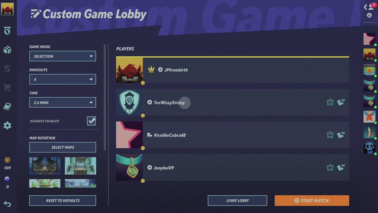 game lobby where you can get gleamium in multiversus