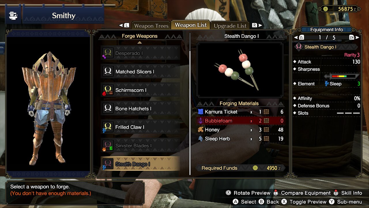 Special Weapons Crafting