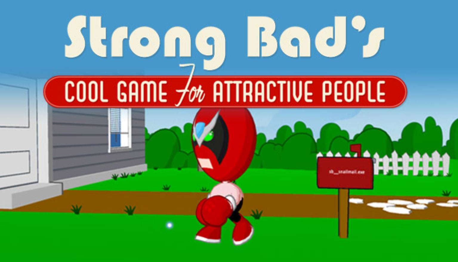 Strong Bad's videogame cover