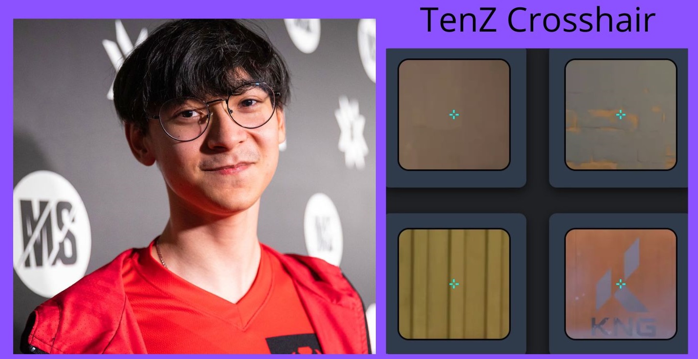 TenZ's Crosshair settings.
