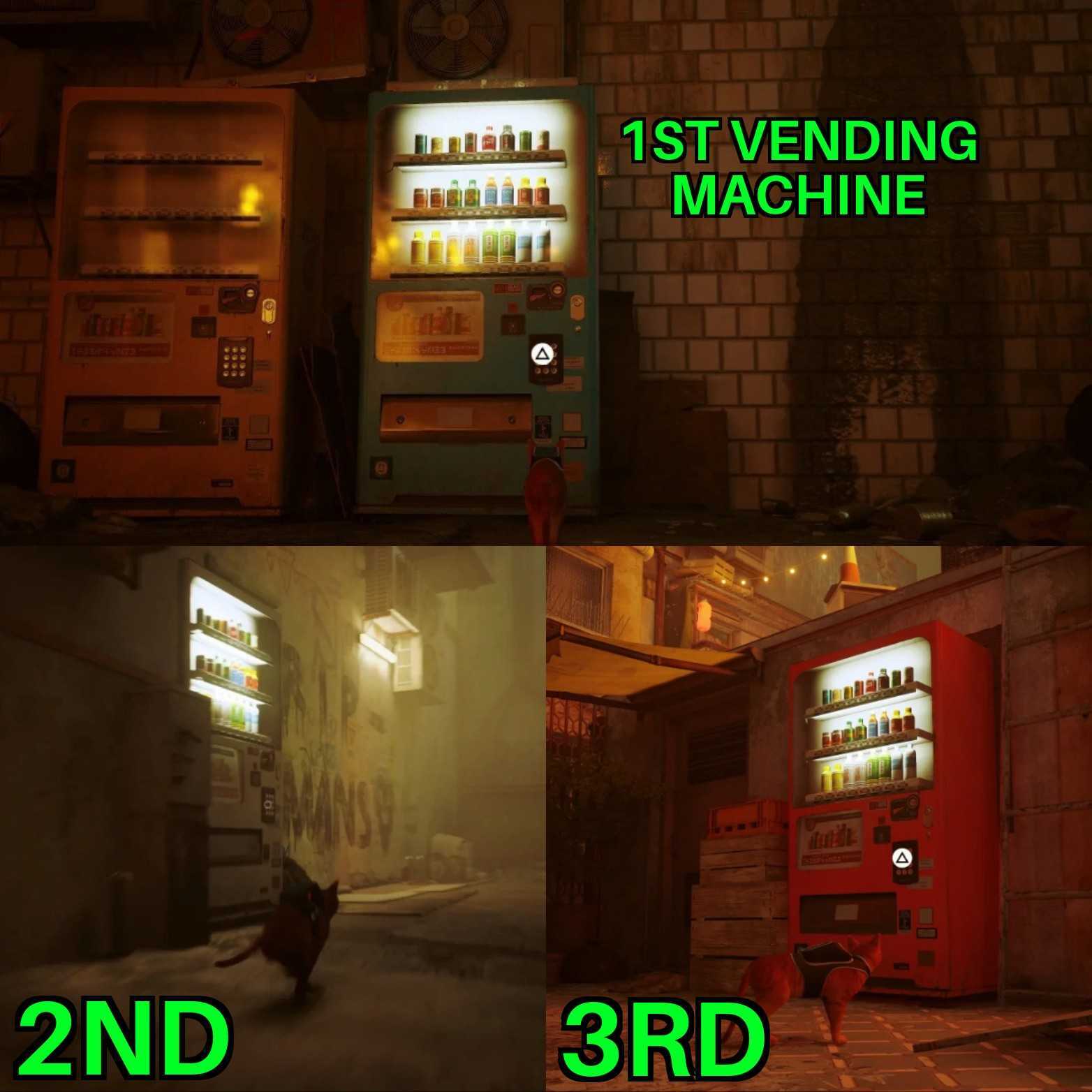 Stray Vending machines