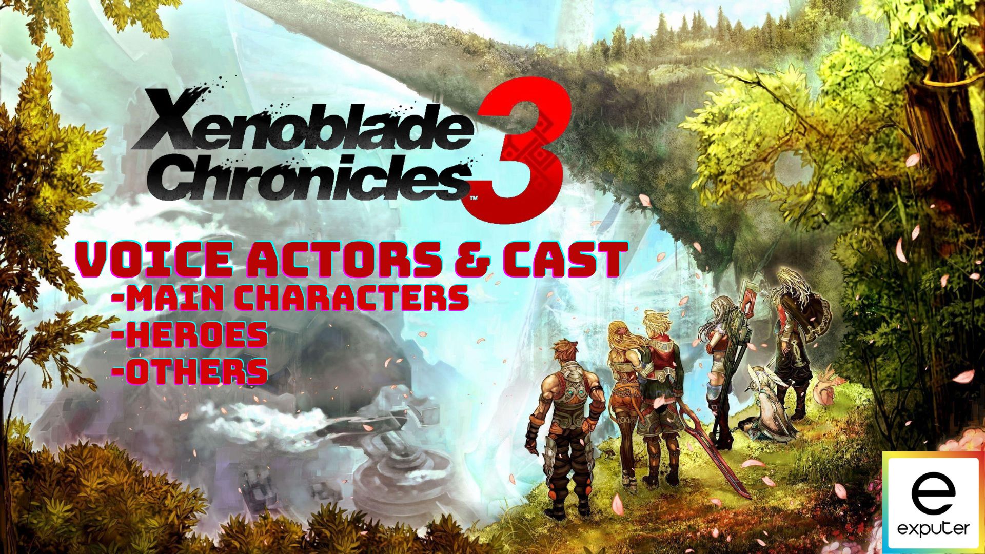 Voice Actors & Cast of Xenoblade Chronicles 3.