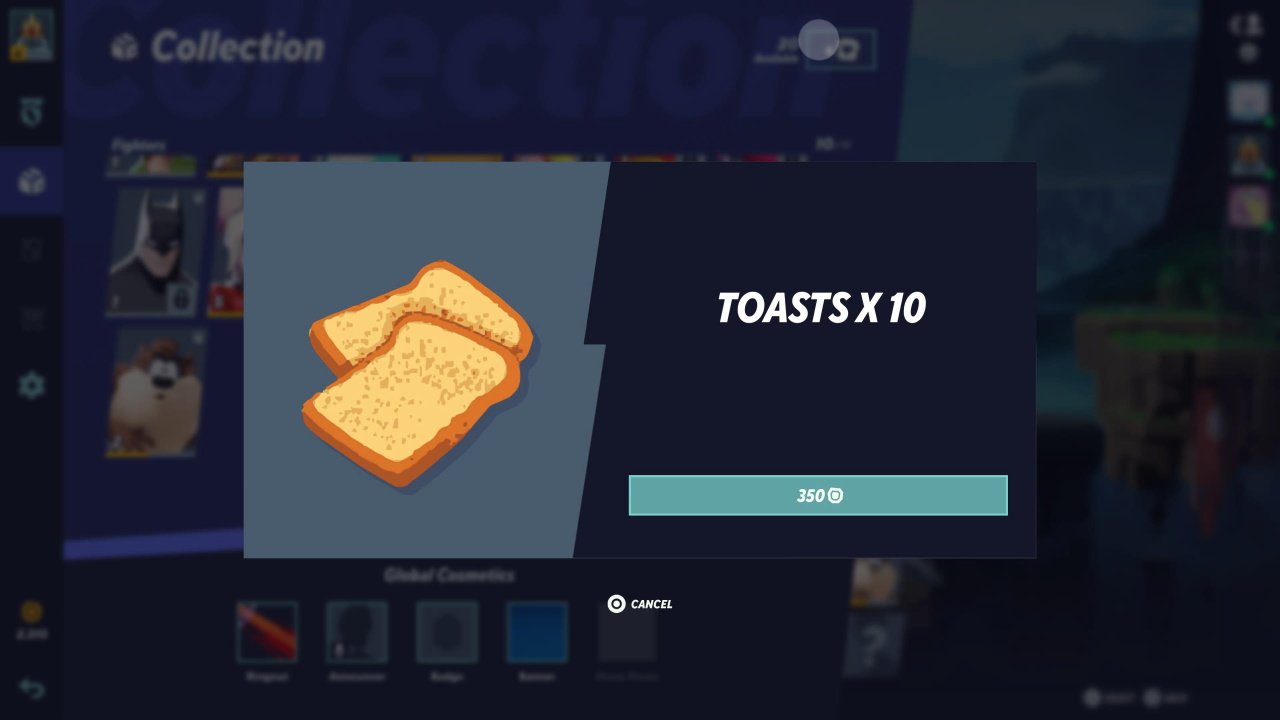 Toast in multiversus 