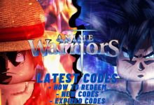 Codes of Anime Warriors