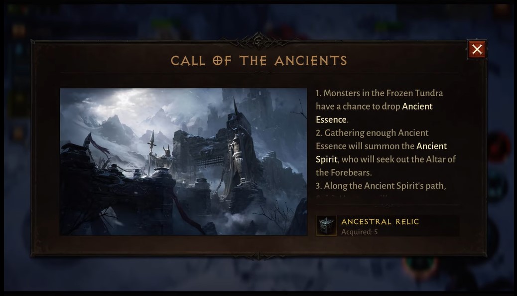 Call Of Ancients Event
