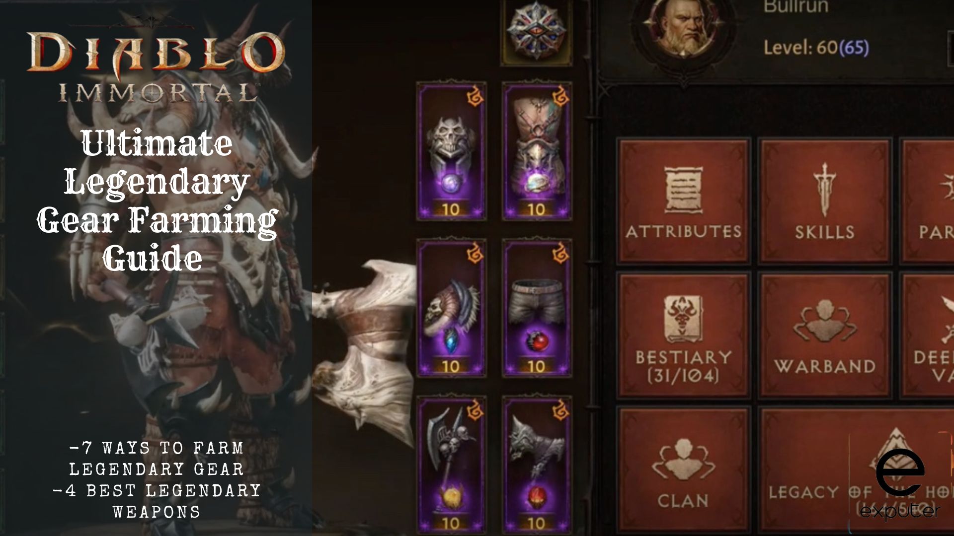 The Ultimate Diablo Immortal How To Get Legendary Gear