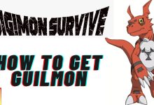 Guilmon in Digimon Survive