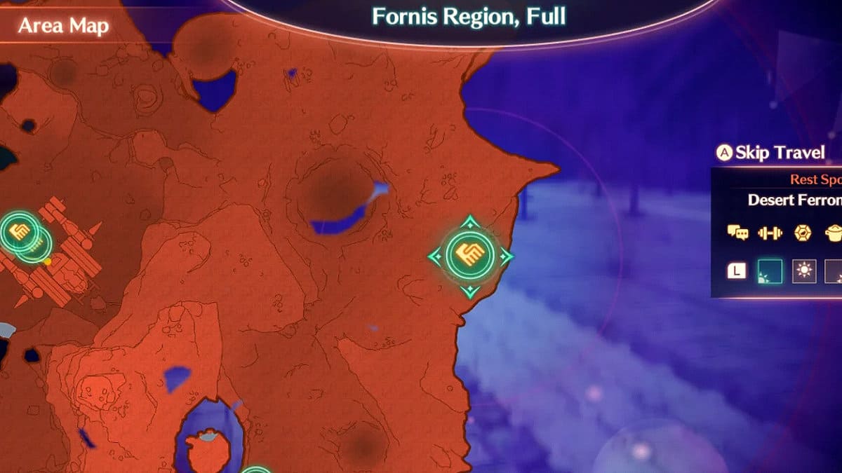 Xenoblade Chronicles 3 Ferronis Hulk Locations: Desert