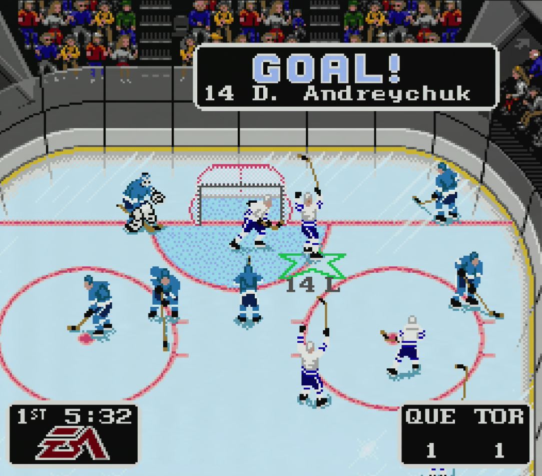 NHL 94 hockey game