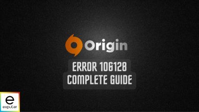 Origin error 106128