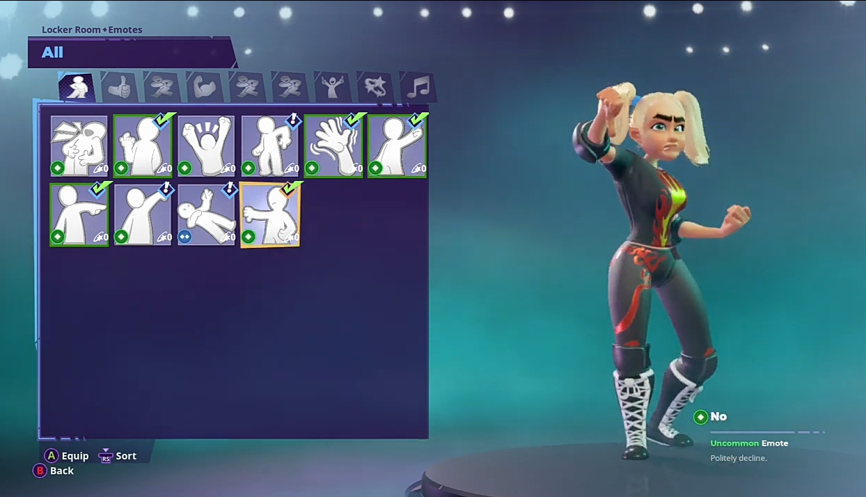 Emotes In Rumbleverse