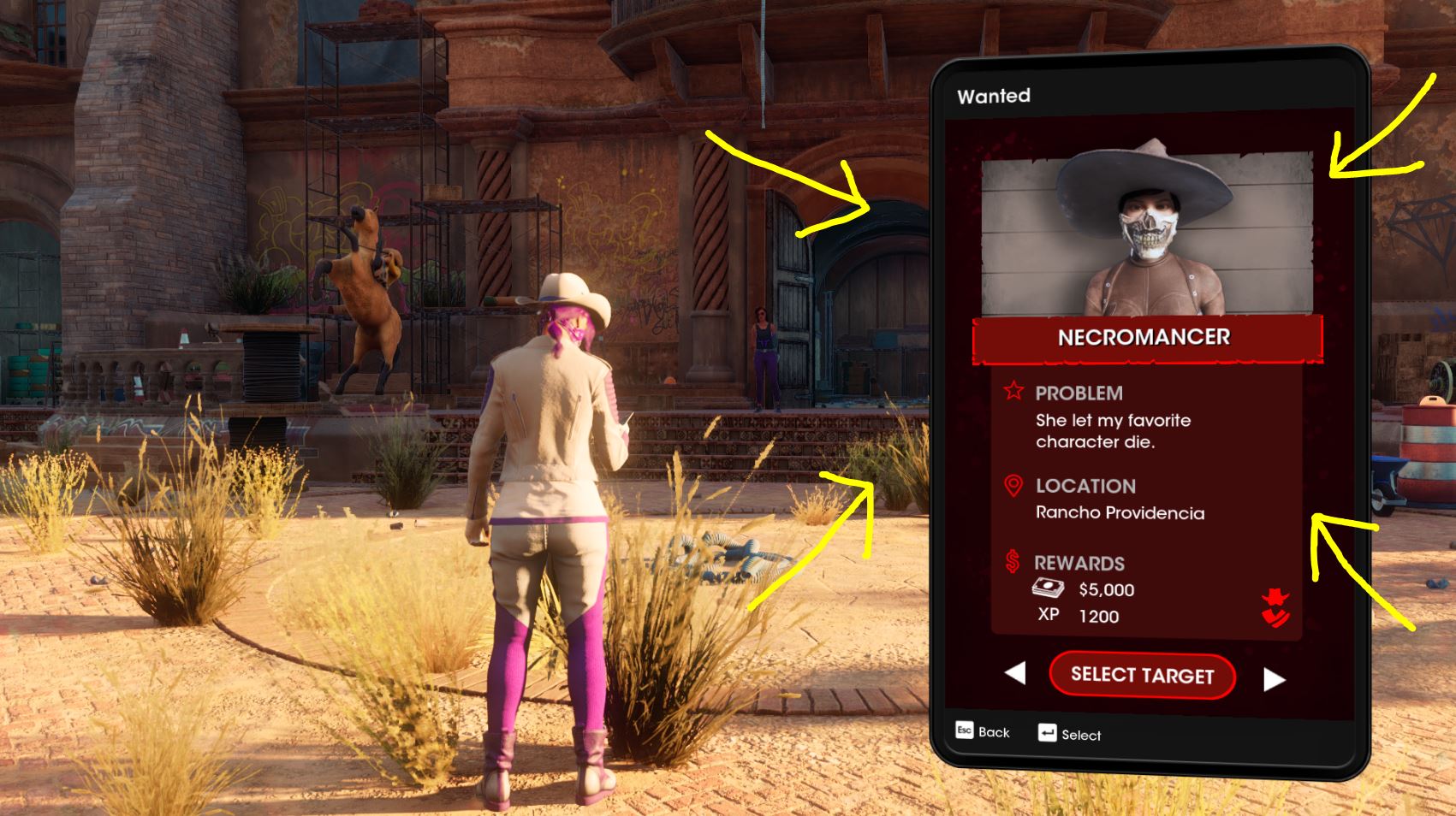 Saints Row Wanted App on Phone missions bounties