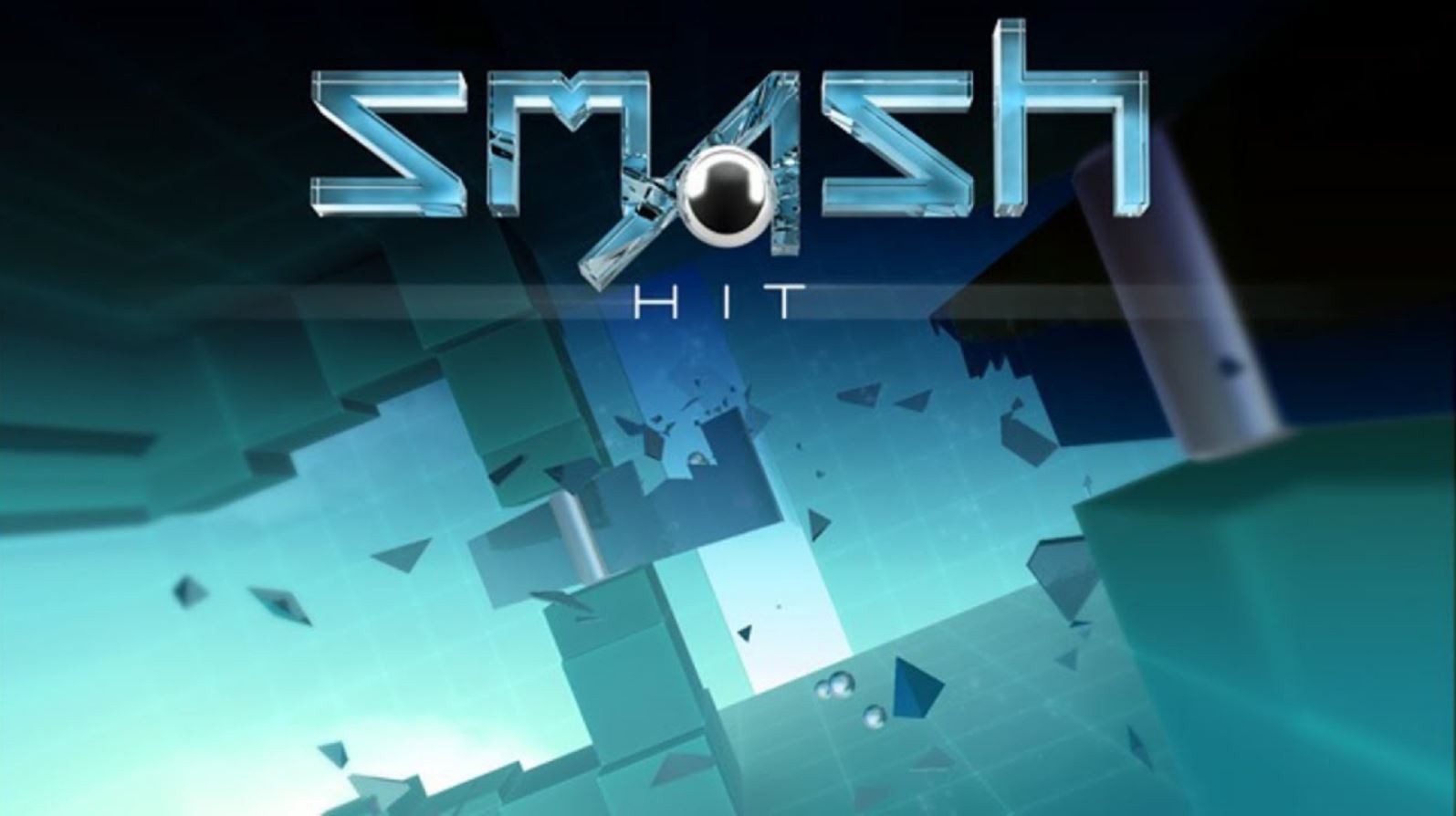 Smash Hit a game where you break glass structures