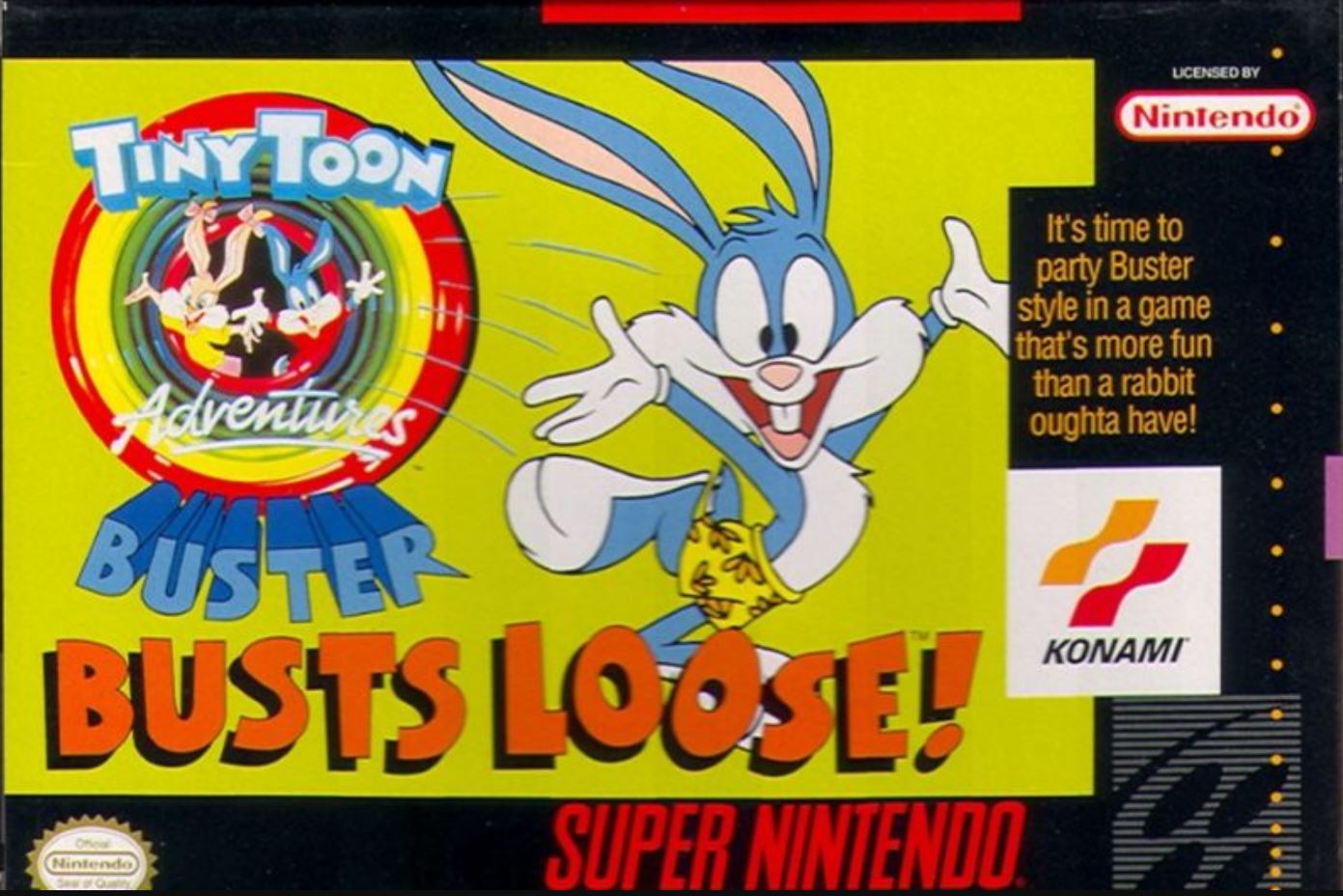 Buster Busts Loose game SNES