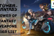 Tier List for Tower Of Fantasy Weapons