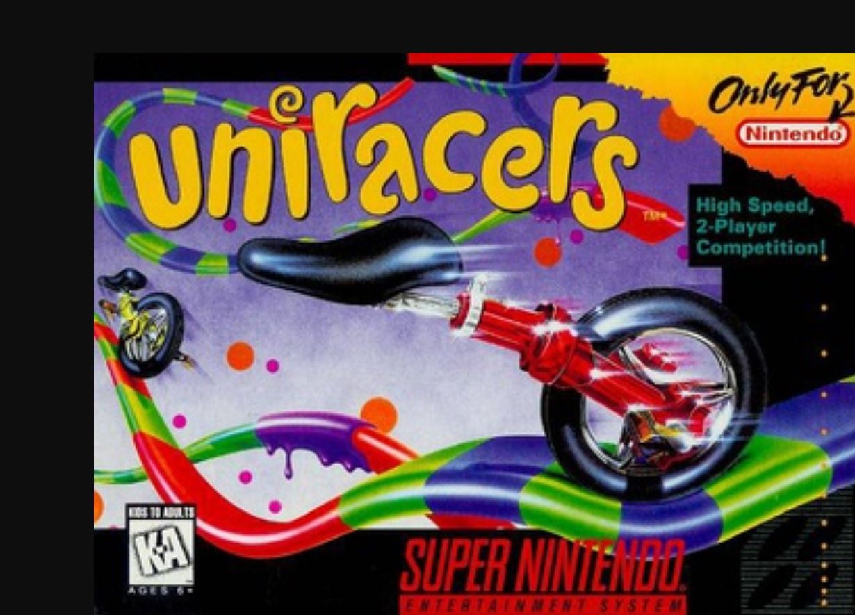 Uniracers weird old racing game