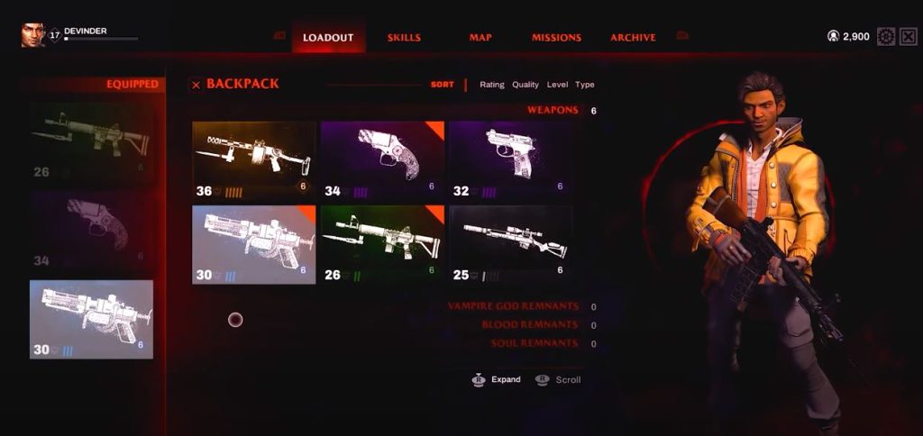 Weapons in the upcoming game redfall