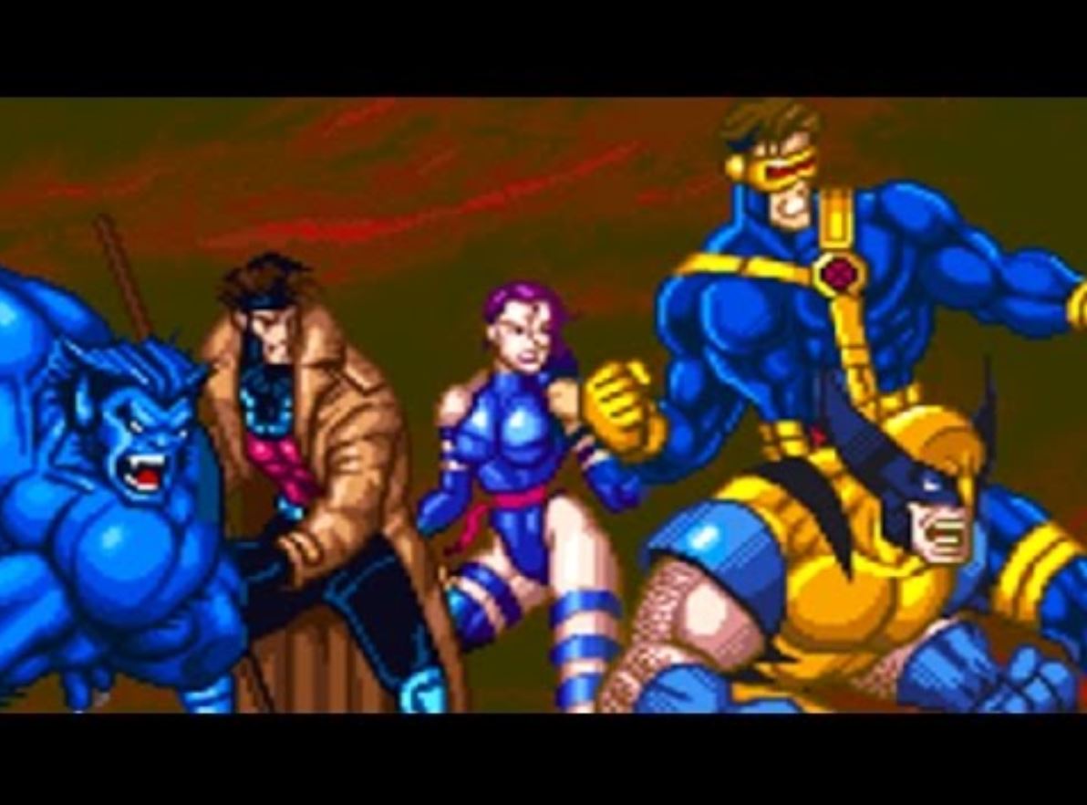 Capcom's Xmen game beat em up