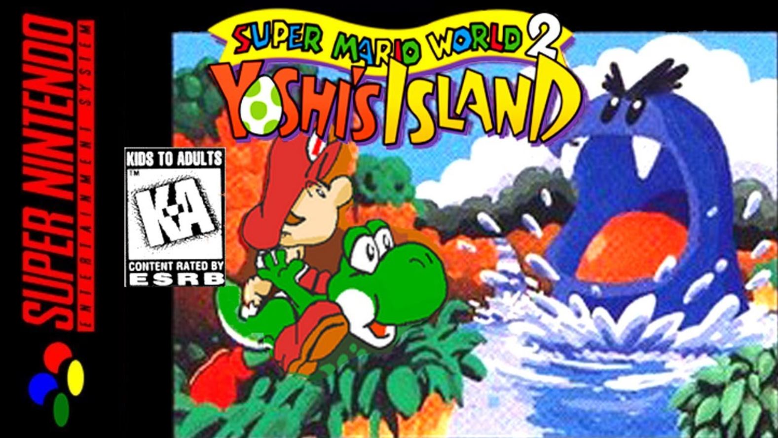 Yoshi Mario game SNES