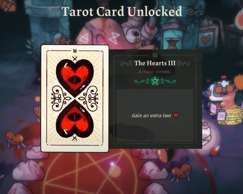 all tarot cards cult of the lamb