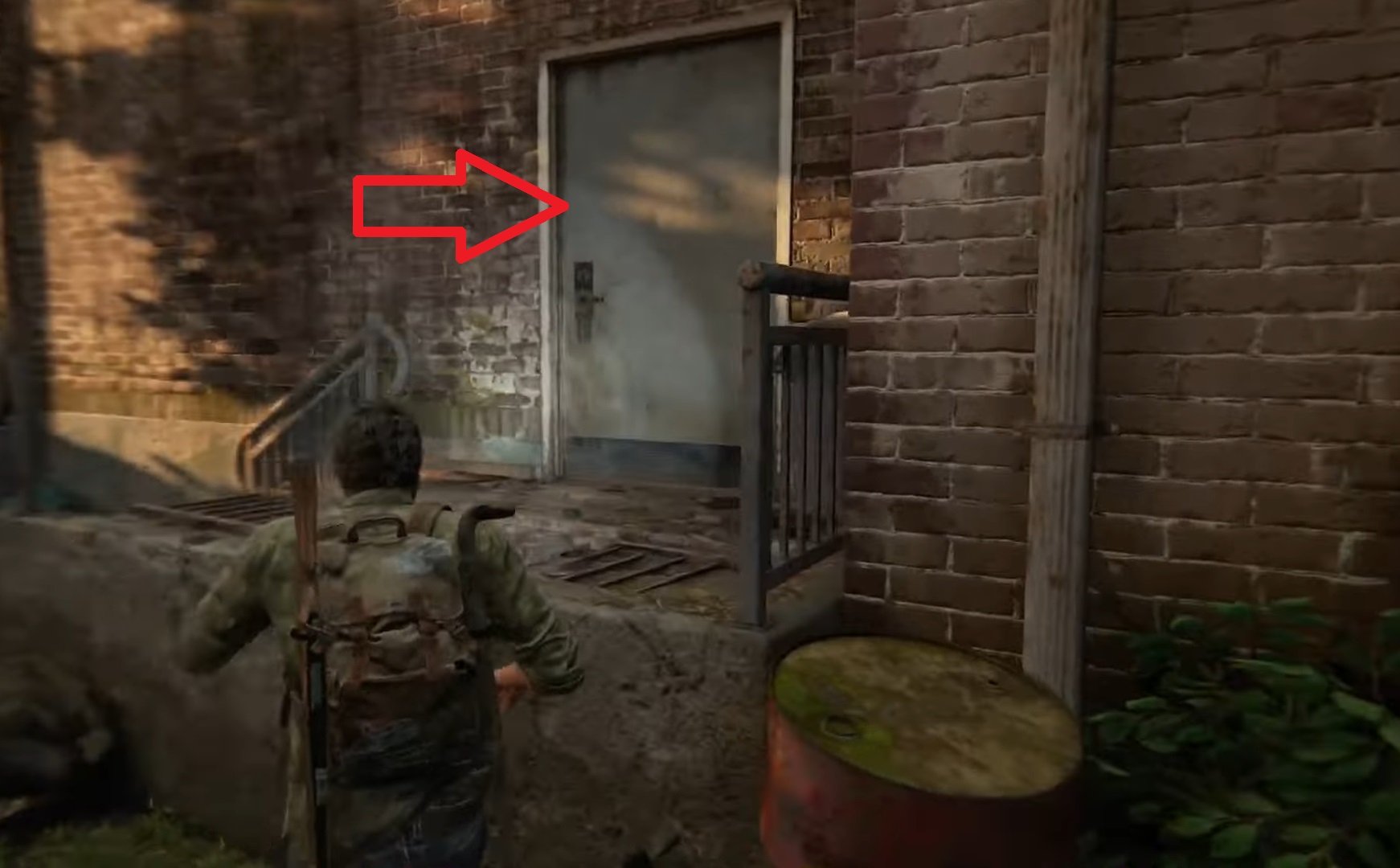 4th Shiv Door location in Last of Us Part 1.