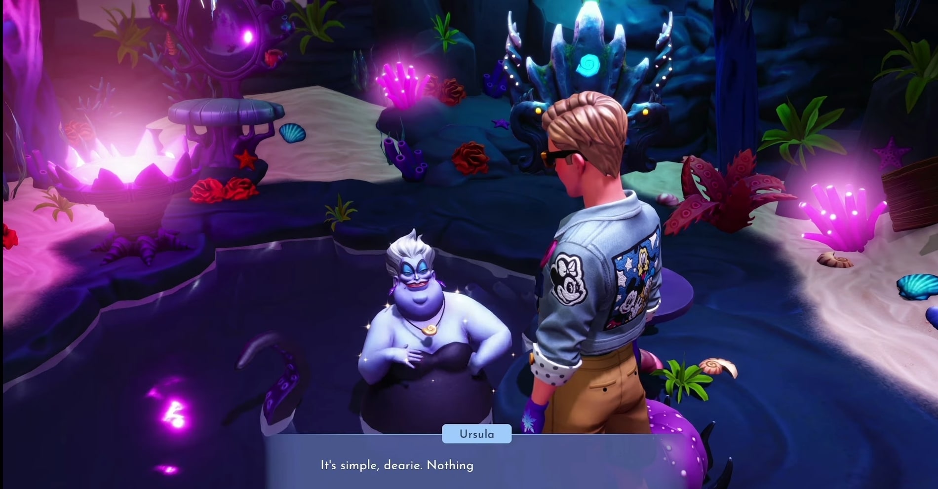 Disney Dreamlight Valley'de Ursula karakteri