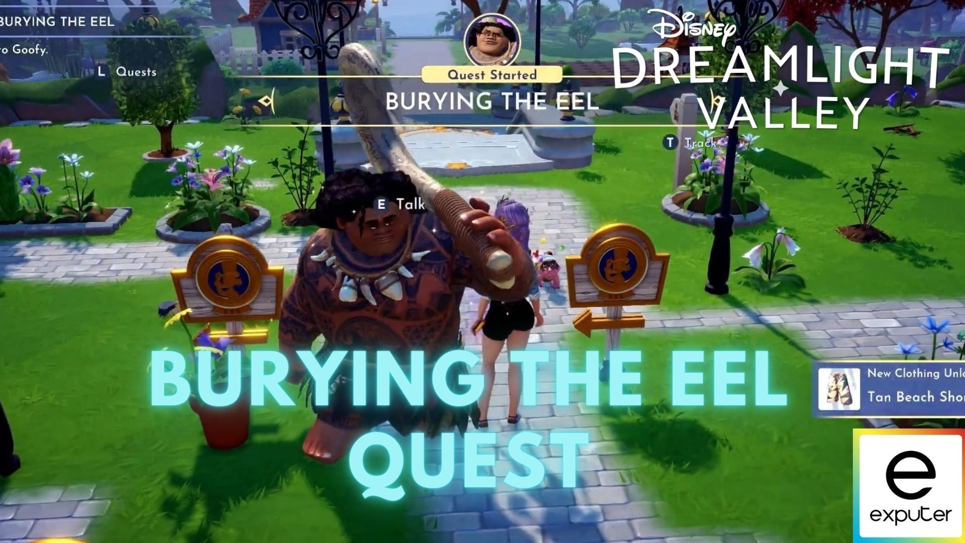 Burying The Eel Quest in Disney Dreamlight Valley