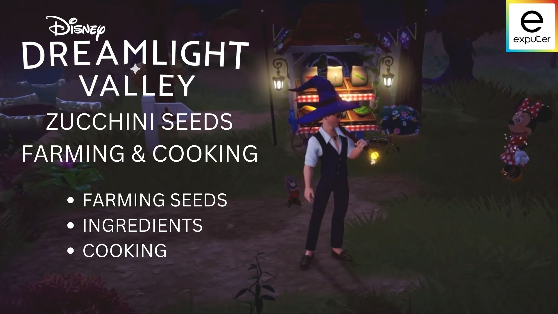 Disney Dreamlight Valley Zucchini Seeds Farming & Cooking