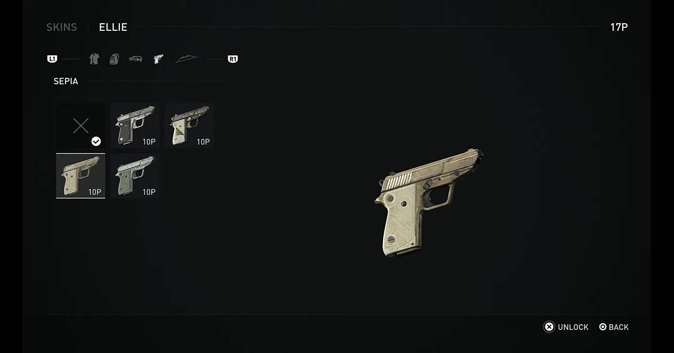 Skins For Ellie Weapons