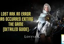 Lost Ark an error has occurred exiting the game