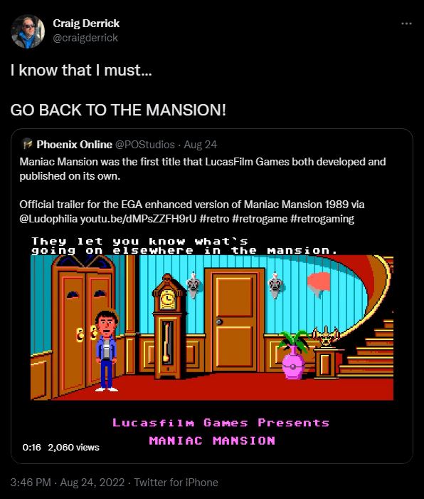 Maniac Mansion Return