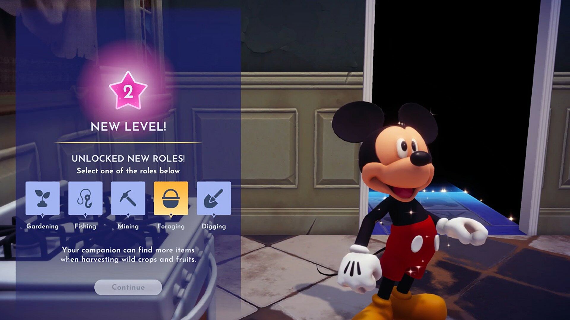 mickey's character in the game