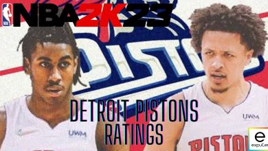 Detroit Piston Ratings In NBA 2K23