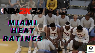 miami heat players NBA 2k23 ratings