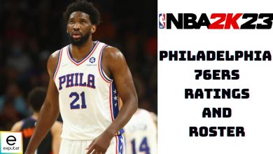 Philadelphia 76ers ratings in NBA 2K23