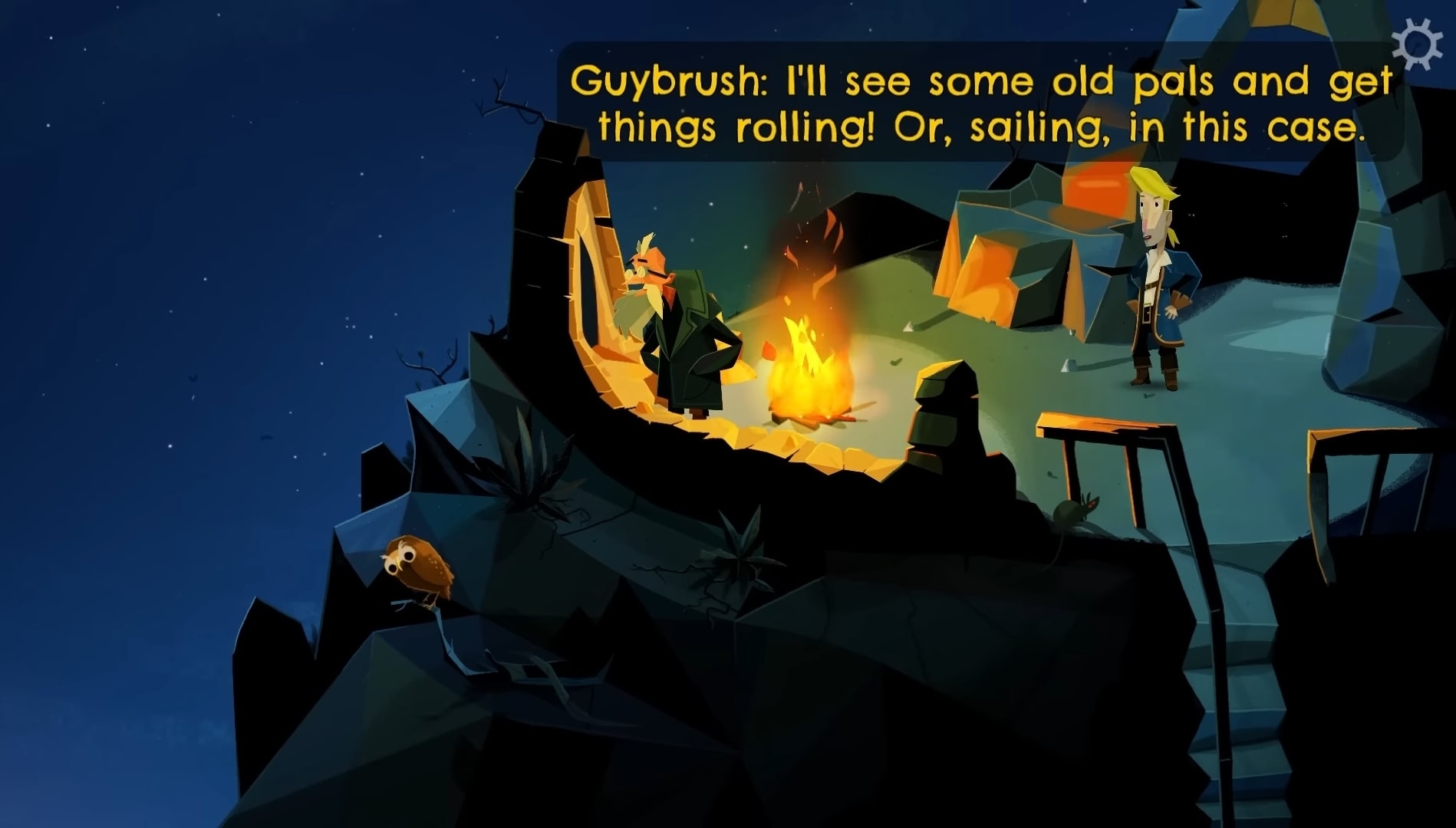 first chapter in Return To Monkey Island