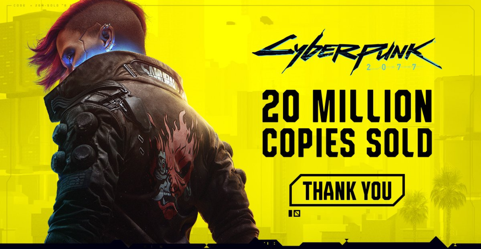 Cyberpunk 20 million copies sold