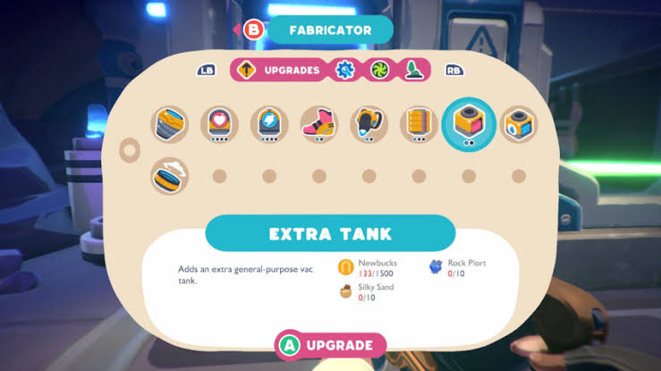 Extra Tank In Slime Rancher 2