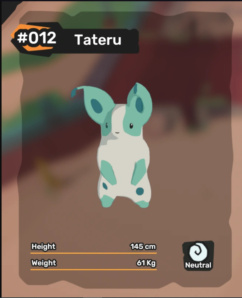 White and Green colored Temtem