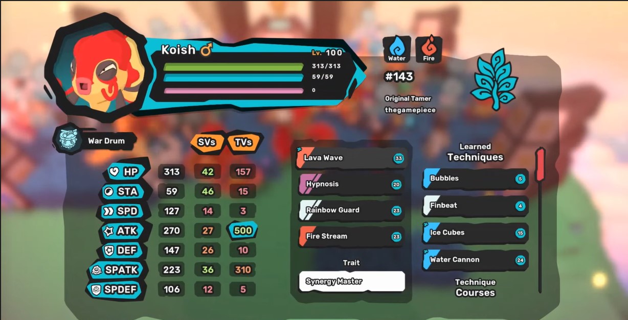 Temtem Best Way To Level Up Fire Koish
