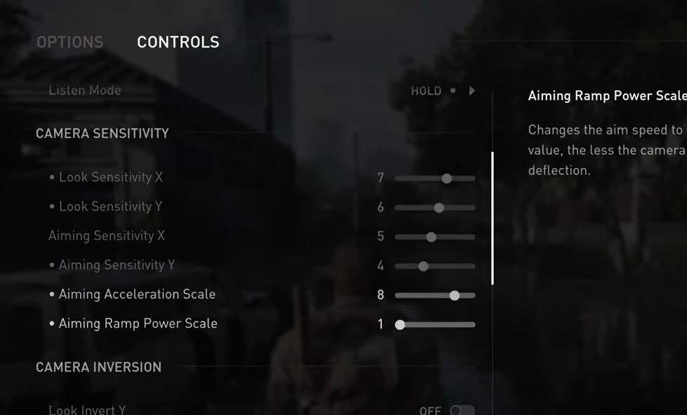 best controller setting for the last of us part 1