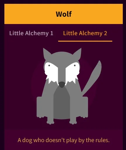 wolf in little alchemy 3｜TikTok Search